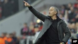 Kepala pelatih Real Madrid, Jose Mourinho akan mundur akhir musim ini (foto: dok). 