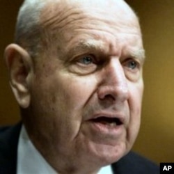 Undersecretary of State Thomas Pickering testifies on Capitol Hill in Washington (File Photo)
