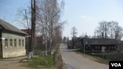 离莫斯科不远的俄罗斯雅罗斯拉夫州的农村。（美国之音白桦拍摄）