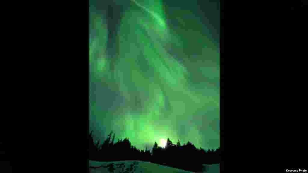 Auroras over Alaska. (Photo: Daryl Pederson)