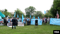 Uyghur protest in DC