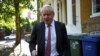 Former British Foreign Secretary Boris Johnson, who is running to succeed Theresa May as Prime Minister, leaves his home in London, Britain, May 30, 2019. 