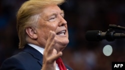 Presiden Amerika Serikat, Donald Trump di Cincinnati, Ohio, 1 Agustus 2019. (Foto: dok).