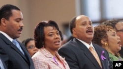 Dexter Scott King, da Rev. Bernice King, Martin Luther King III da Yolanda King