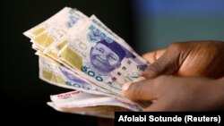 Les billets en naira nigérian sont visibles sur cette illustration, le 10 septembre 2018.