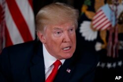 8일 뉴저지주 베드민스터 트럼프 내셔널 골프클럽에서 '오피오이드' 관련 브리핑 후 발언하고 있는 도널드 트럼프 대통령.