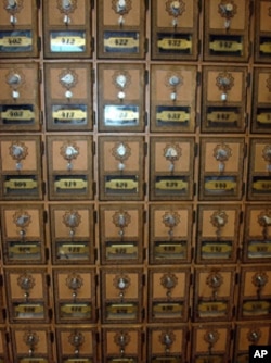 What goes on behind these postal boxes? Routine sorting and such, usually. But from time to time, a disgruntled employee goes postal and vents pent-up anger with violence.