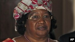 President of Malawi Joyce Banda is seen during a visit to Britain on June 6, 2012. 