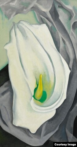 Georgia O'Keeffe, 1887-1986, "White Calla Lily" (Courtesy: Sotheby's)