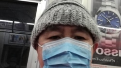 中国艾滋病权益活跃人士万延海今年3月在纽约。万延海提供