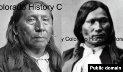The University of Colorado plans to name two of its dormitories after Native American chiefs Hosa (left) and Niwot of the Arapaho.