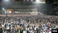 香港几个警察协会举行特别代表大会(苹果日报图片）