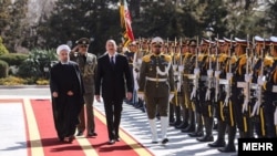 İlham Əliyev və Həsən Ruhani