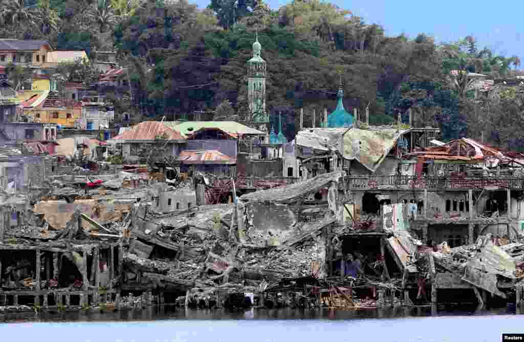 Tarin Gidajen Da Suka Lalace A Sakamakon Yaki A Marawi,&nbsp;Oktoba, 24, 2017