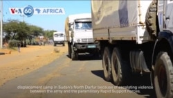 VOA60 Africa - WFP pauses food aid in famine-hit Sudan refugee camp
