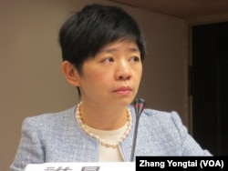 在野党台联党立委 林世嘉(美国之音张永泰拍摄)