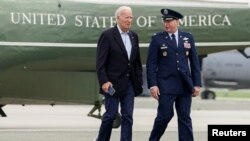 U.S. President Biden departs for Britain from Dover