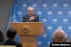 스테판 두자릭 유엔 대변인. (자료사진)