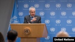 스테판 두자릭 유엔 대변인.