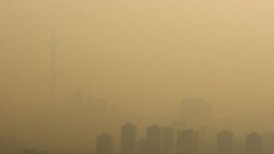 شدت گرفتن آلودگی هوا در تهران 