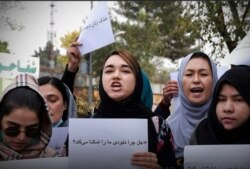 اعتراض زنان در کابل - ۷ دی ۱۴۰۰