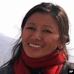 Tenzin Chokey of the Tibetan Youth Congress.