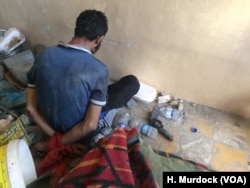 In the last days of battle for Mosul, some suspected militants surrendered to Iraqi forces or where captured, July 5, 2017.