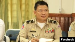 FILE: Ouk Kosal, head of Kampong Thom's police department, is allegedly accused of molesting female police officers. 
