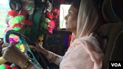Pakistan's first female truck driver, Shamim Akhtar, is definitely in the driver's seat!