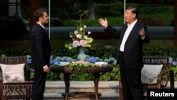 French President Macron on state visit in China