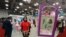 Booth 'Hello Dangdut' di Pavilion Indonesia pada pameran dagang SXSW (South by Southwest) di Austin, Texas, Amerika. Delegasi Indonesia memamerkan produk unggulan inovasi dan kreatif mereka pada 10-13 Maret 2019.