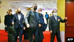 유럽 의회 대표단이 3일 타이완에 도착하고 있다.