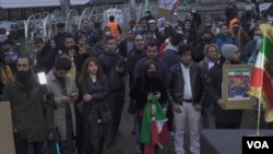 گردهمایی ایرانیان در بروکسل، بلژیک.