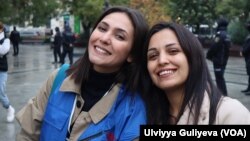 Həbsdə olan "Meydan TV" jurnalistləri Aysel Umudova və Aytac Tapdıq (Əhmədova)