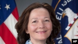FILE - Photo provided by the CIA shows CIA Deputy Director Gina Haspel, March 21, 2017. 