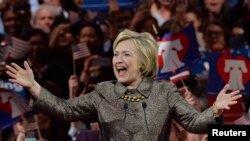  Hillary Clinton à Philadelphie, en Pennsylvanie, le 26 avril 2016.