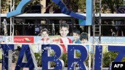 Arxiv fotosu: Təbrizin Saat Meydanı (AFP)