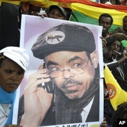 Supporters of the ruling party say they expect a landslide for incumbent president Meles Zenawi