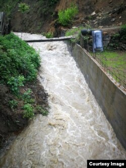 Mjesto nestanka dječaka koji je upao u rijeku (Fotografija preuzeta sa web stranice GSS Žepče)