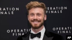 Matthew Orton attends the premiere of "Operation Finale" at the Walter Reade Theater, Aug. 16, 2018, in New York.