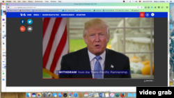 Donald Trump akizungumza kupitia mtandao wa Youtube