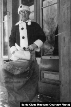 Santa Claus Postmaster James Martin starting answering children's letters to Santa in 1914.