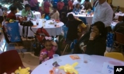 This year, 200 homeless children received toys at the Christmas for Forgotten Angels party.