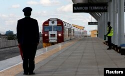 Critics say the Standard Gauge Railway — the Nairobi Terminus is pictured on May 31, 2017 — was rushed to completion ahead of the elections, before proper planning was complete.