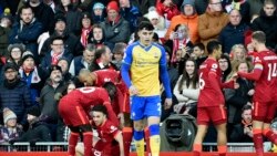 Diogo Jota na Liverpool vs Southampton.