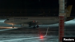 სირიის Cham Wings Airlines-ის საჰაერო ხომალდი როსტოვის პლატოვის აეროპორტში