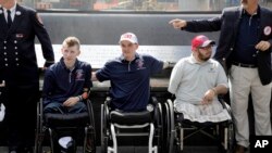 Para veteran perang AS yang menjadi cacat setelah bertempur. (Foto: Dok)