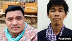 លោក ​សុខ ឧត្តម​ ម្ចាស់ស្ថានីយ​វិទ្យុរិទ្ធិសែន និង​លោក សុវណ្ណ រិទ្ធី ម្ចាស់​គេហទំព័រ​ TVFB​ ត្រូវបានចោទប្រកាន់ពីបទញុះញង់ ដោយសារតែអ្នកទាំងពីរនាក់បំពេញការងាររាយការណ៍ព័ត៌មានរបស់ពួកគេ។ (រូបថតដកស្រង់ពីបណ្តាញសង្គម)