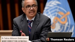 Shugaban Hukumar Lafiya Ta Duniya, Tedros Adhanom Ghebreyesus. 