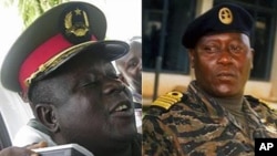 António Indjai (esq.) e Bubo Na Tchuto (Foto de arquivo)